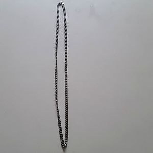 Men's 24 inch sterling silver chain